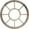 Ekena Millwork Grace Architectural Grde PVC Pierced Ceiling Medallion, Antiqued Pale Gold, 20"OD x 7 1/4"ID x 1/2"P CMPP20GRAPG - alternate 1